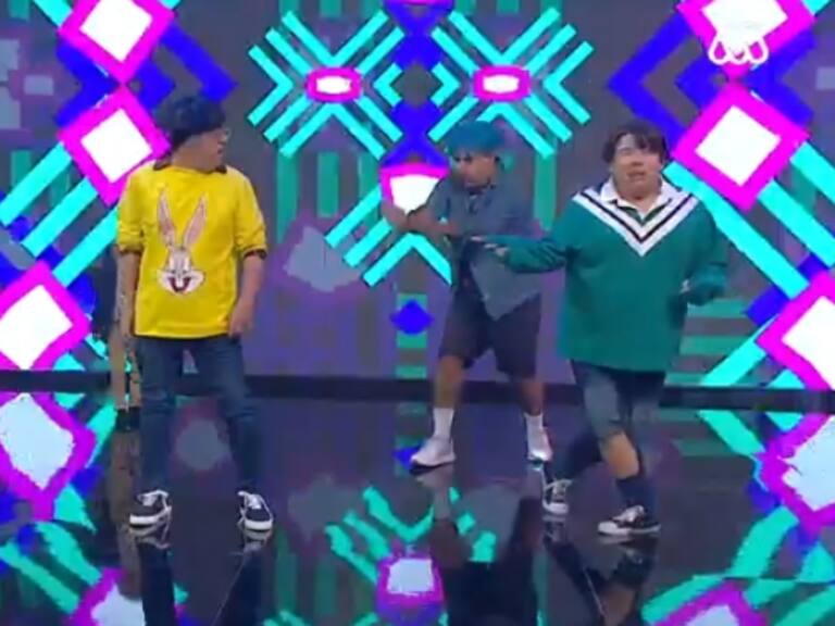 Parte de la parodia a BTS