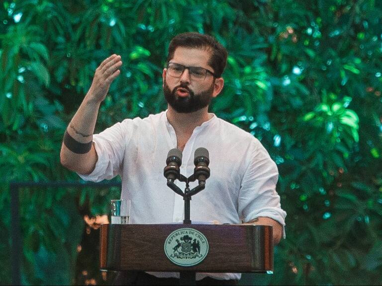 13 de MARZO de 2022/ LA PINTANAPresidente Gabriel Boric participa en la evento cultural en Parque Mapuhue en La Pintana por el Cambio de Mando
FOTO: DIEGO MARTIN/AGENCIAUNO