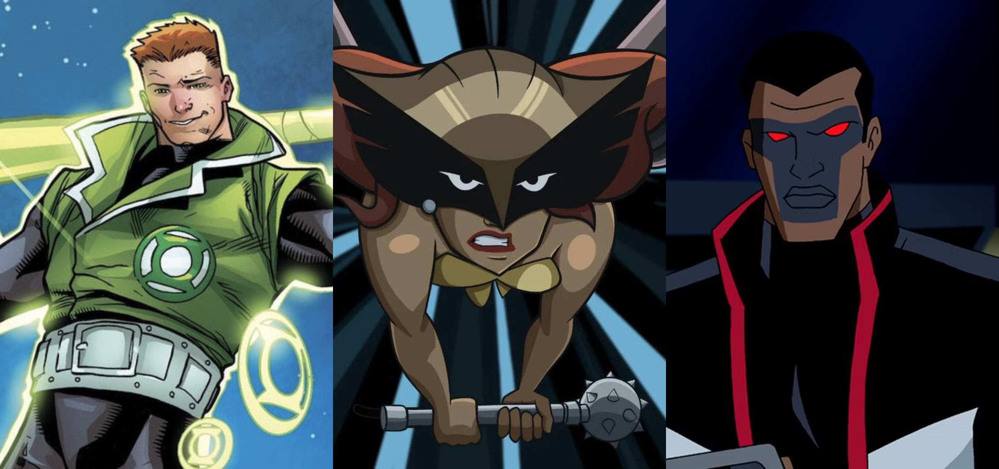 Guy Gardner/Linterna Verde - Hawkgirl - Mister Terrific | superman legacy