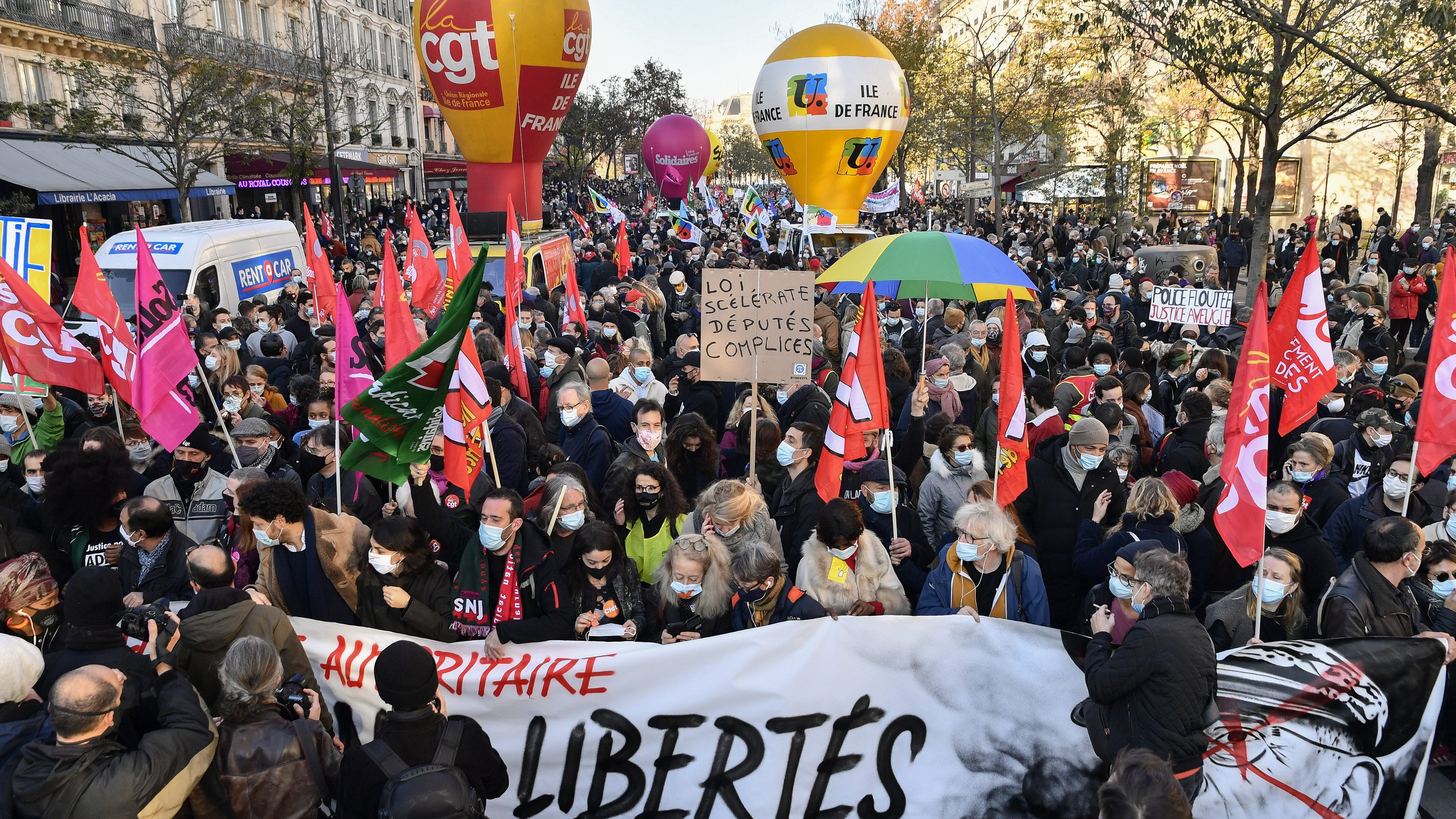Manifestaciones en Francia