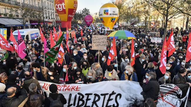 Manifestaciones en Francia