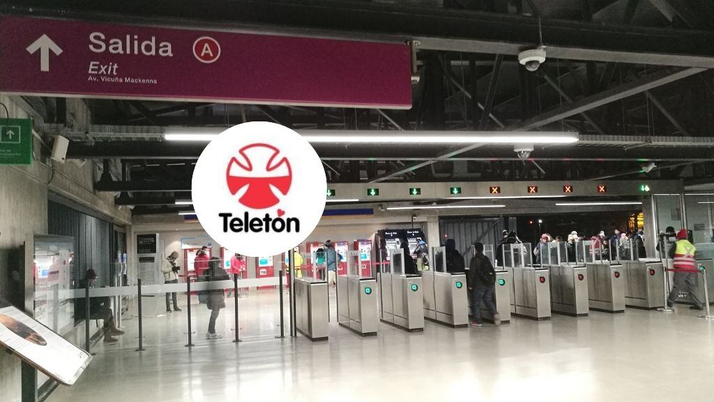 Teletón 2025 en Chile: ¿Qué estaciones de Metro funcionarán hasta las 02:30 horas?