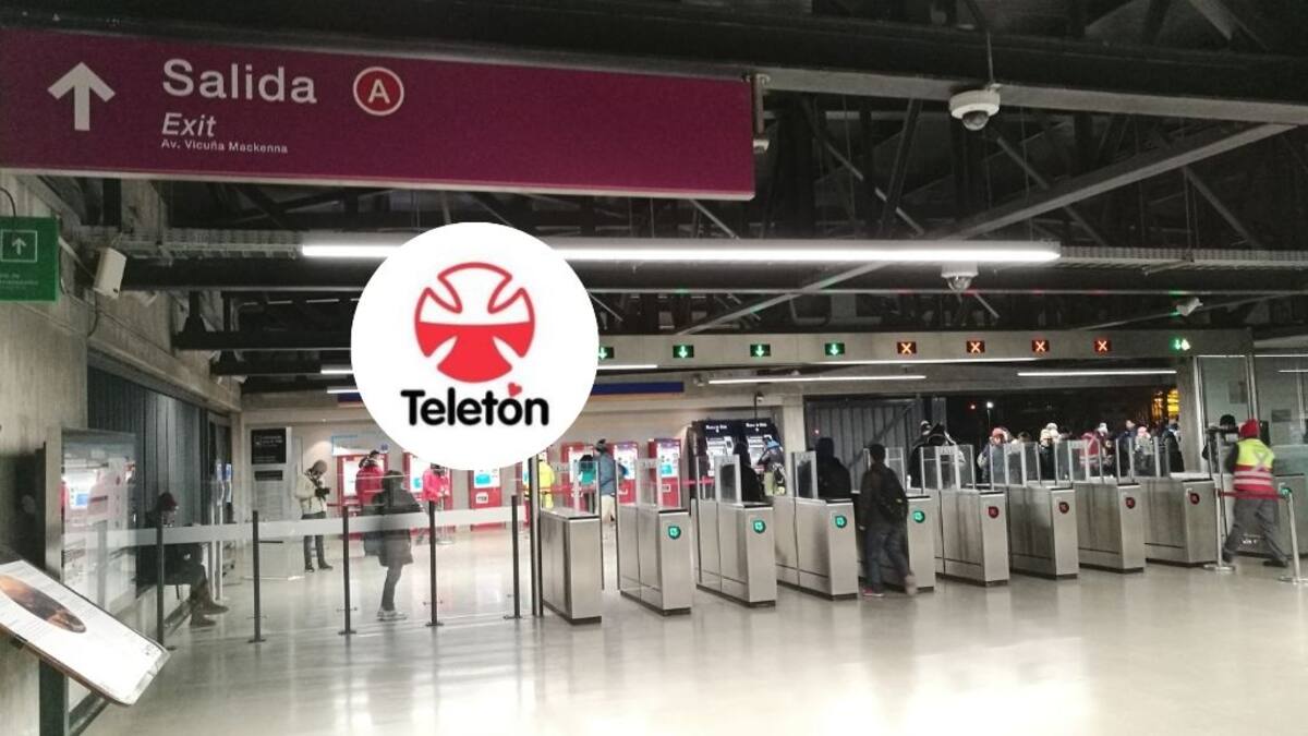 Show final de la Teletón: estas estaciones de Metro funcionarán hasta las 02:30 horas hoy