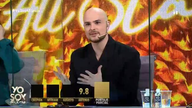 Augusto Schuster debutó como jurado en "Yo Soy" | Captura CHV