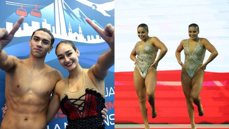 Team Chile festeja tres oros en el Panamericano de Natación Artística en Santiago
