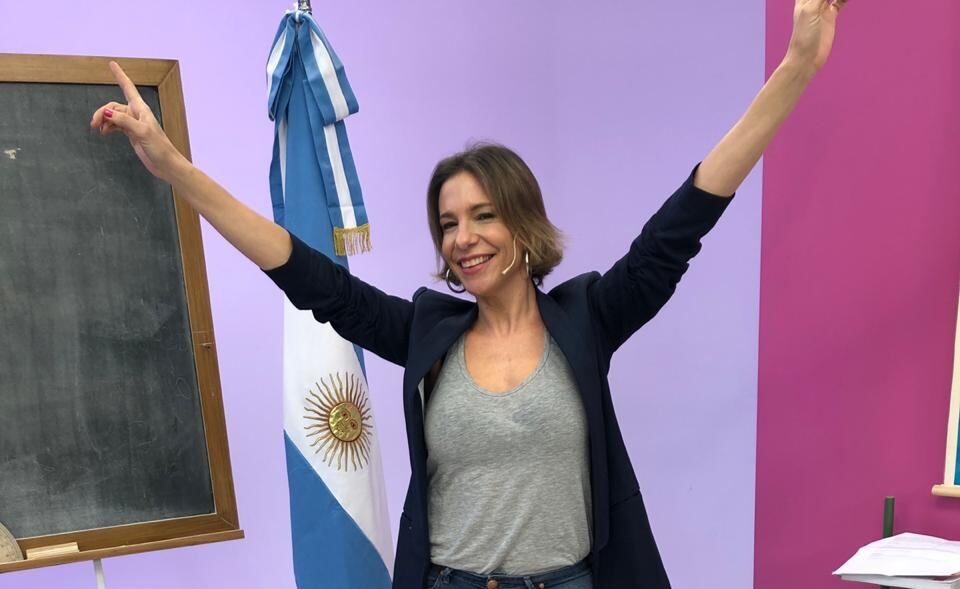 La periodista argentina Ángela Lerena