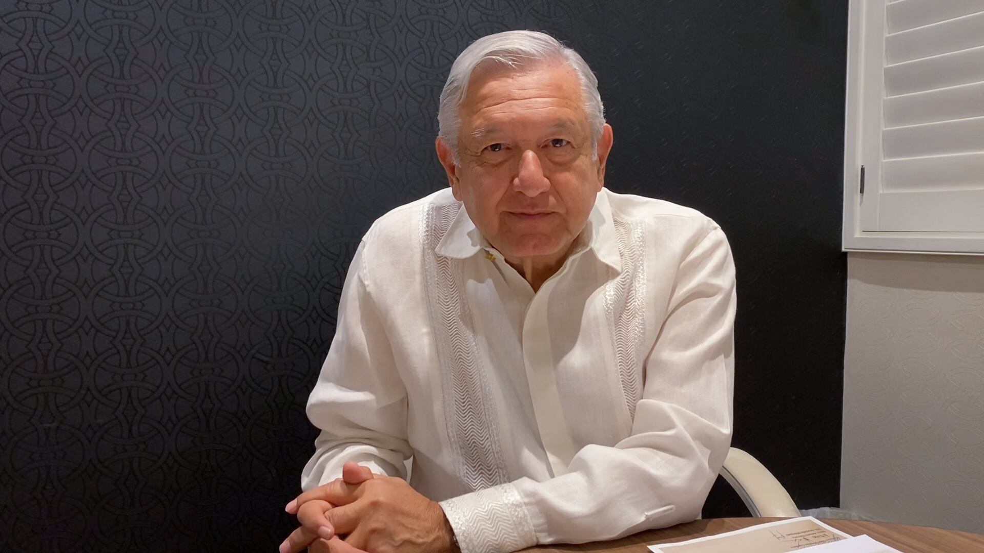 El mensaje del mandatario mexicano Andrés Manuel López Obrador