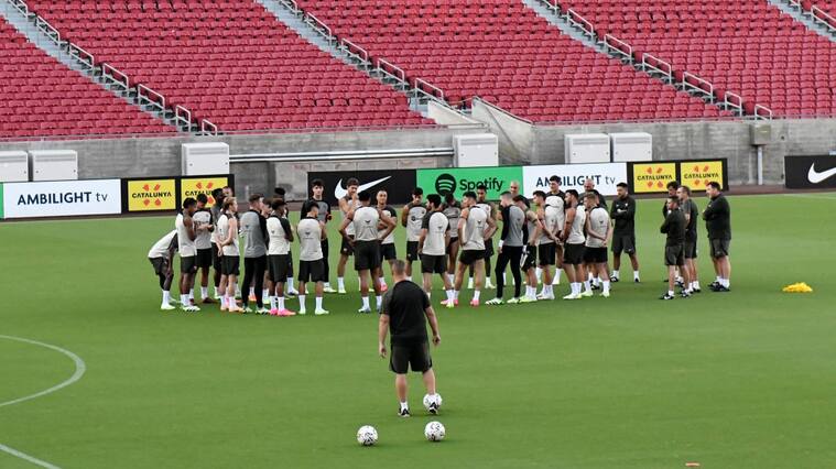 Dolencias estomacales del plantel postergan el inicio de la gira del Barcelona en Estados Unidos