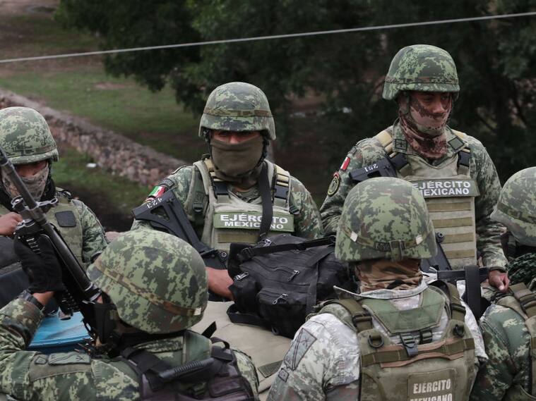Operativo militar en una ciudad de México contra el narcotráfico