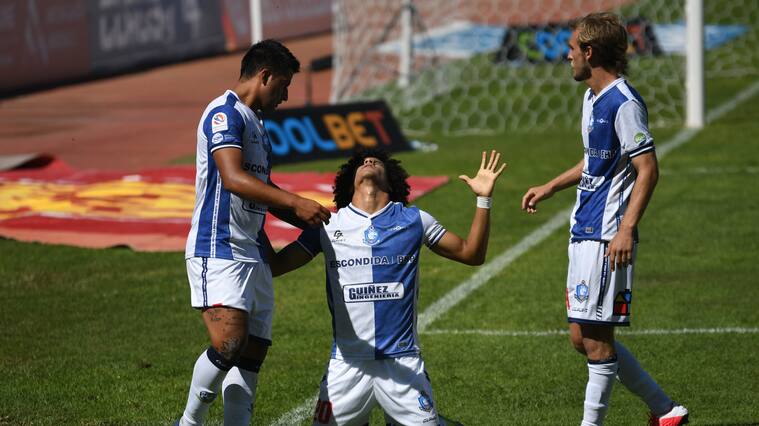 24 DE ABRIL 2021/ANTOFAGASTA ,durante el partido valido por la fecha 5 del Campeonato Nacional AFP PlanVital 2021 ,entre Deportes Antofagasta vs Cobresal , disputado en el Estadio Calvo & Bascuñan
FOTO CAMILO ALFARO/AGENCIAUNO