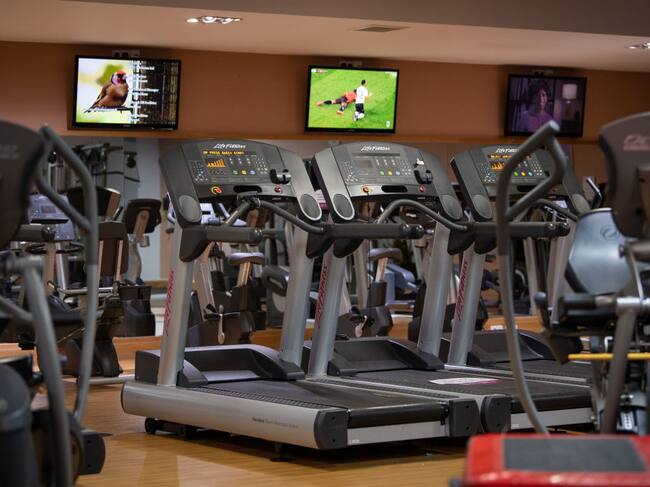 Un gimnasio cerrado tras el inicio de la cuarentena en Inglaterra