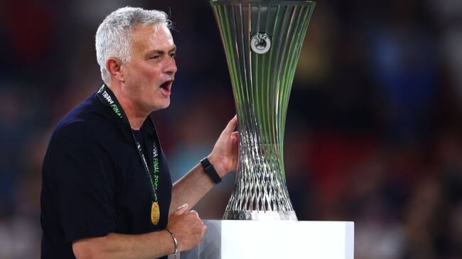 El récord europeo que alcanzó José Mourinho tras obtener la Conference League con Roma