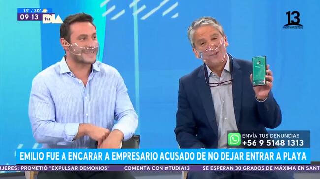 Emilio Sutherland reaccionó amenazas