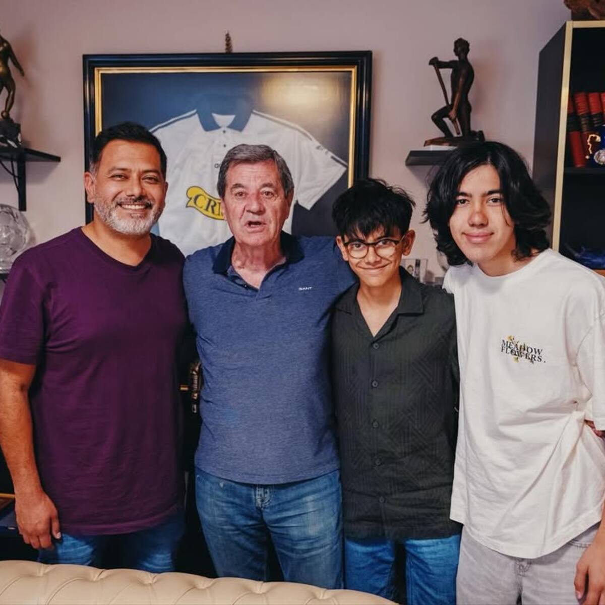 “Le dije a mis hijos que cuando sean grandes van a entender la dimensión de la foto que nos sacamos y con quién almorzamos”