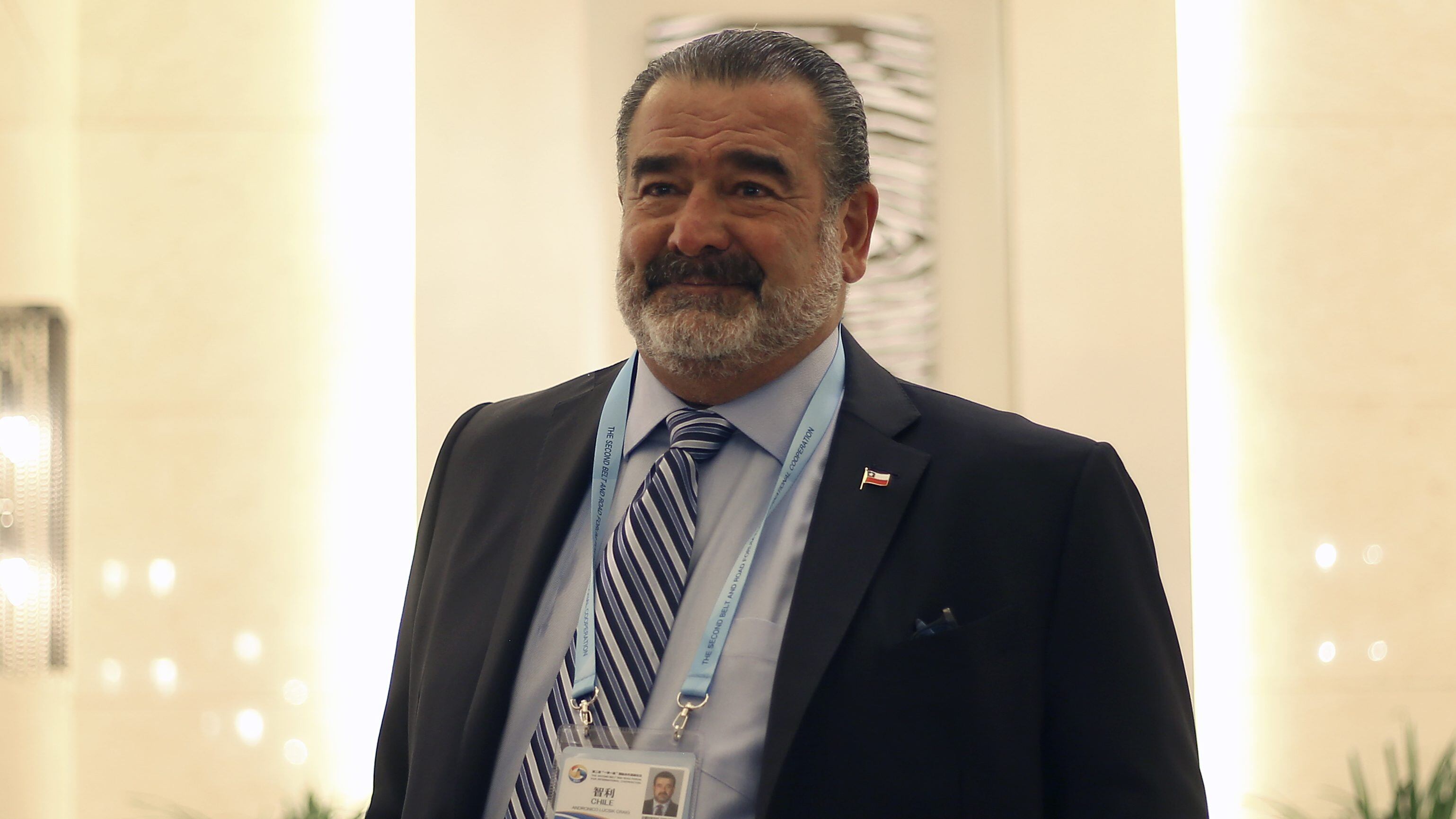 25 de Abril de 2019/BEIJINGEl empresario Andronico Luksic, habla sobre la polemica de CODELCO, en el Hotel Marriott Northeast, en la cuidad de Beijing, China.
FOTO:CRISTOBAL ESCOBAR/AGENCIAUNO