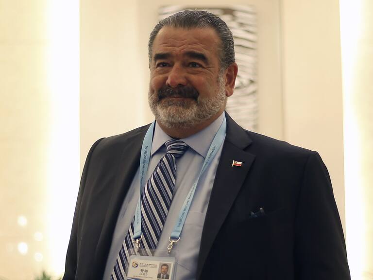 25 de Abril de 2019/BEIJINGEl empresario Andronico Luksic, habla sobre la polemica de CODELCO, en el Hotel Marriott Northeast, en la cuidad de Beijing, China.
FOTO:CRISTOBAL ESCOBAR/AGENCIAUNO