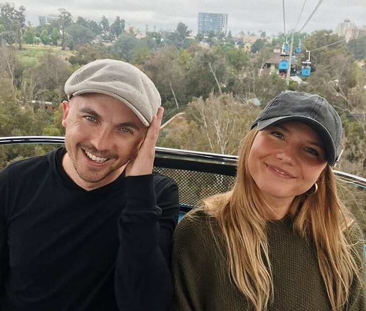 Frankie Muniz y su esposa