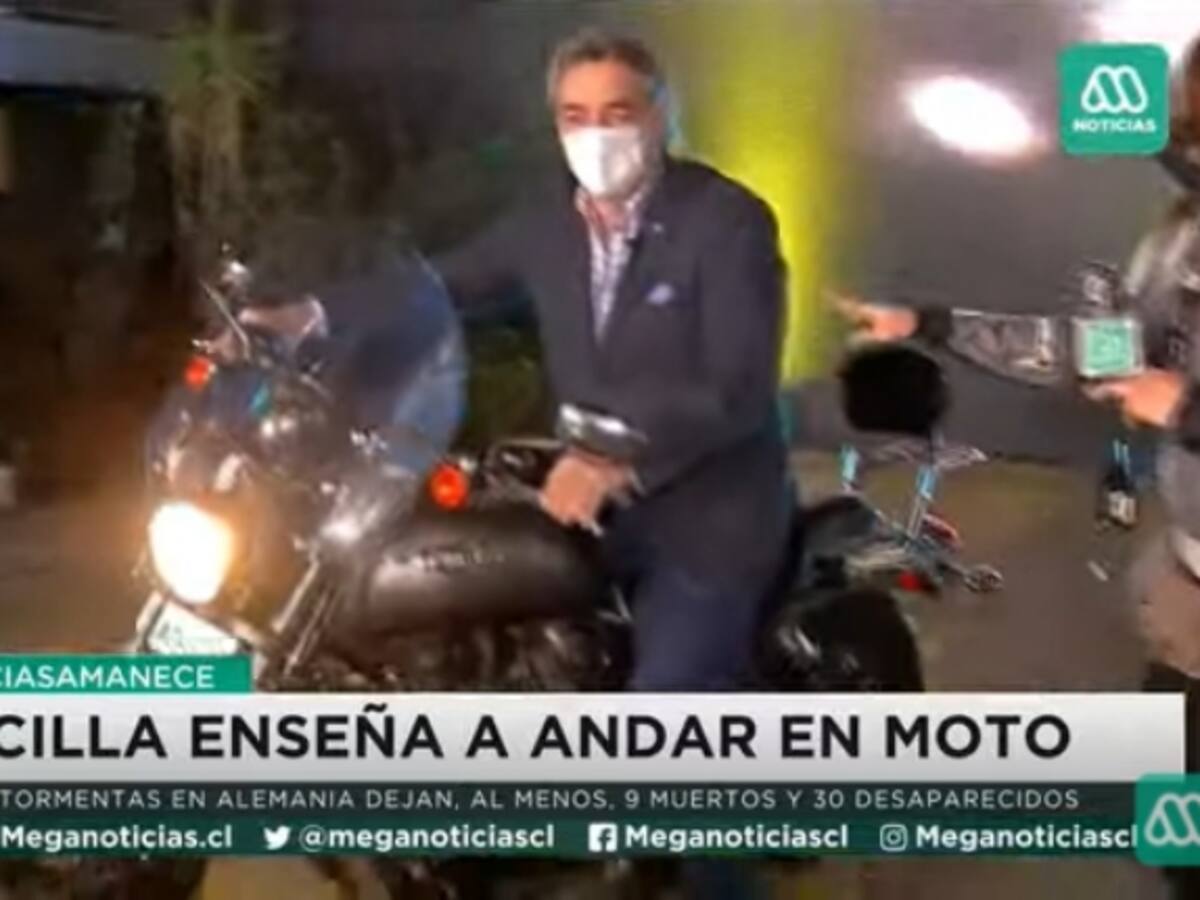 Arriba de la moto: José Luis Repenning tuvo clases de manejo en vivo con Priscilla Vargas