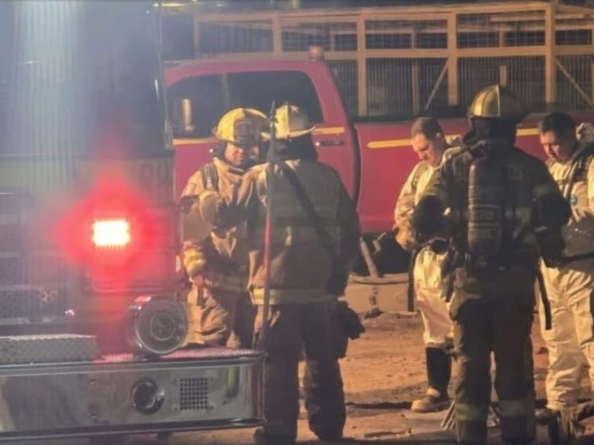Un trabajador muere y otro resulta con el 80% de su cuerpo quemado tras explosión en maestranza de Calama