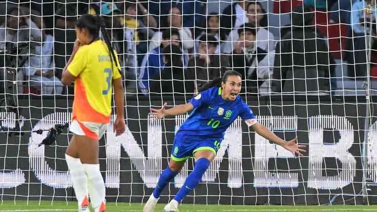Partidazo: de la mano de la histórica Marta, Brasil gana la Copa América Femenina por novena vez