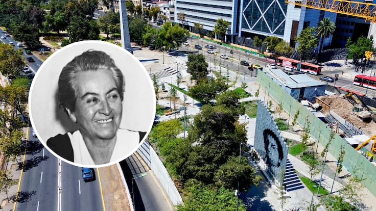 Ya está abierto al público: así luce el nuevo monumento a Gabriela Mistral en Plaza Baquedano