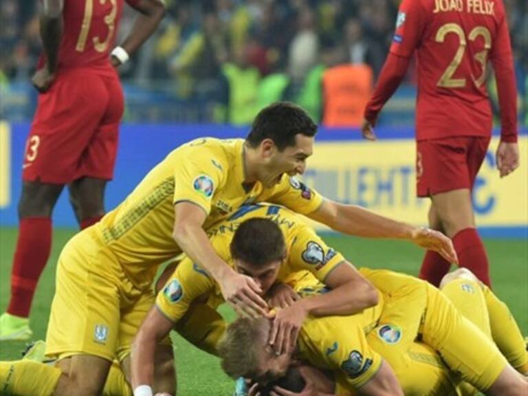 La Selección de Ucrania clasificó a la Eurocopa 2020 tras ganarle a la Selección de Portugal