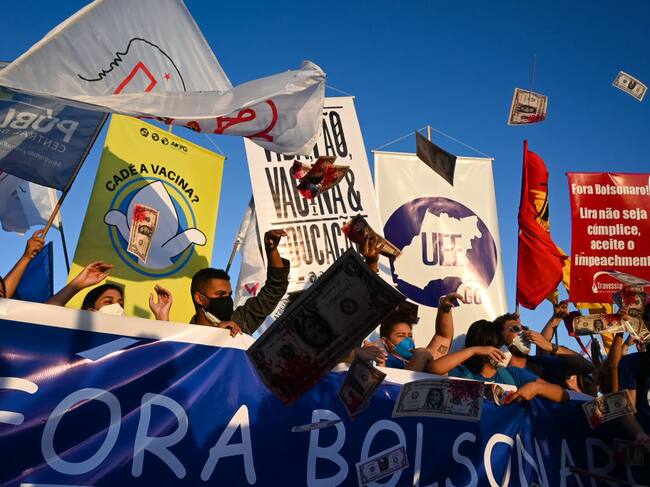 Manifestaciones en contra de Bolsonaro por el manejo de la pandemia