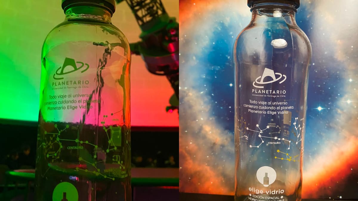 Planetario USACH regala botellas con diseño de constelaciones: te contamos cómo obtenerlas