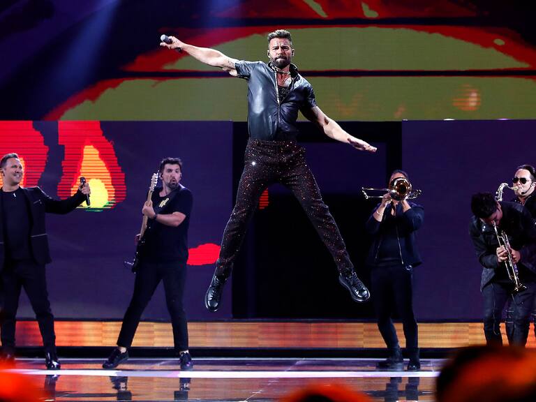 Ricky Martin en su show en Viña