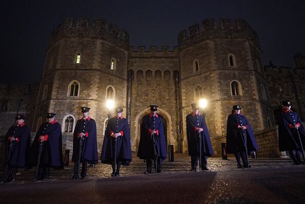 Los jardines del Castillo de Windsor, lugar donde llegarán los restos de Isabel II en la etapa final de las exequias. Foto: Getty Images