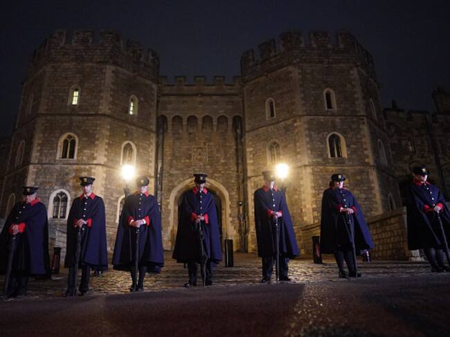 Los jardines del Castillo de Windsor, lugar donde llegarán los restos de Isabel II en la etapa final de las exequias. Foto: Getty Images