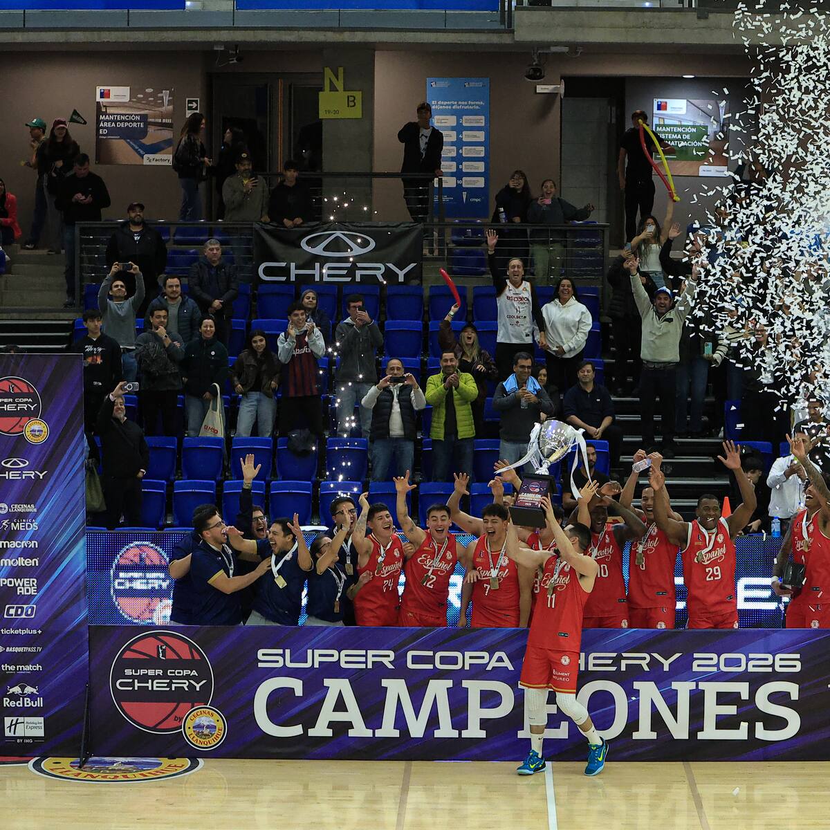 Español de Osorno se consagró campeón de la Supercopa del básquetbol chileno