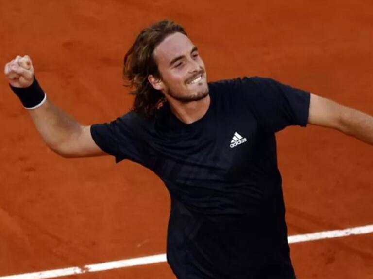 Stefanos Tsitsipas venció a Andrey Rublev y se convirtió en semifinalista de Roland Garros