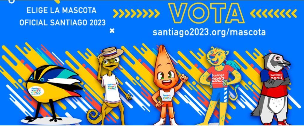 Arrancó la votación para elegir a la mascota oficial de Santiago 2023