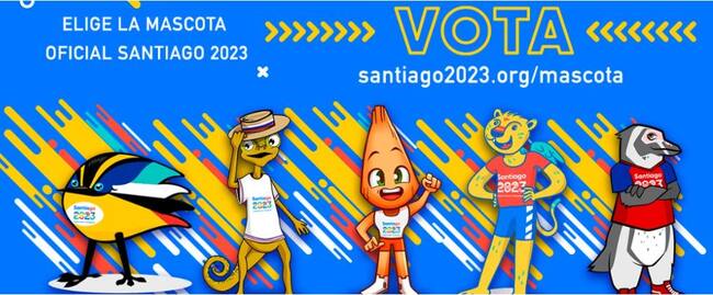 Arrancó la votación para elegir a la mascota oficial de Santiago 2023
