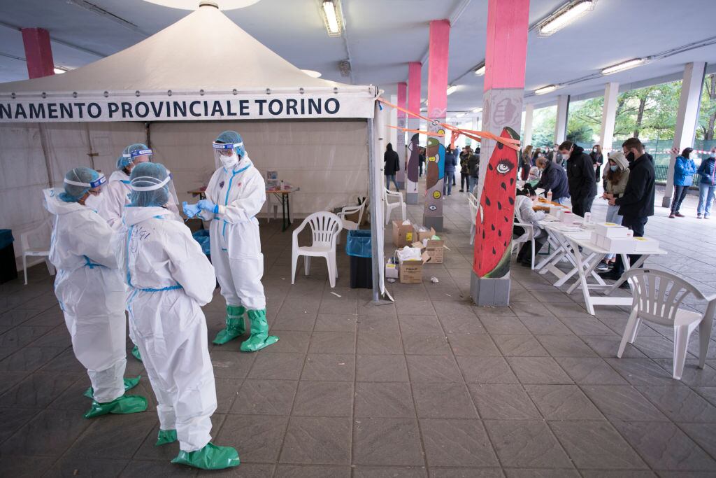 Testeos masivos del Covid-19 en Italia