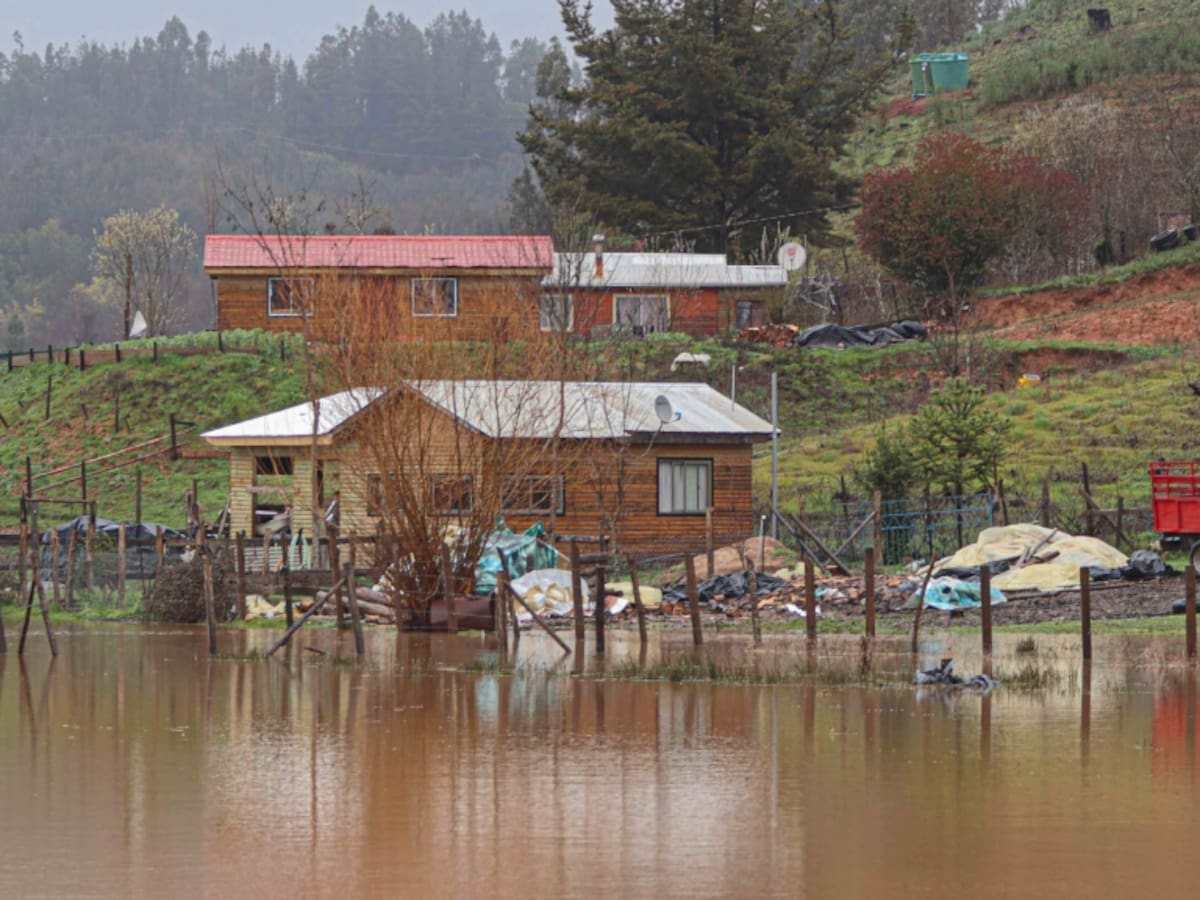 Nuevo balance por sistema frontal en Chile: 126 casas con daños y 156 personas afectadas por rebalse de fosas sépticas