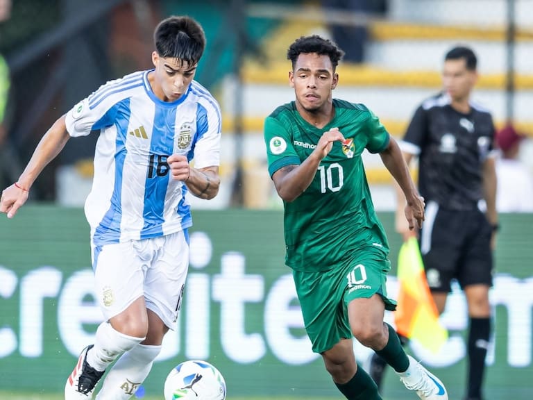 Argentina sufrió para vencer a Bolivia y tomó vuelo para la siguiente fase del Sudamericano Sub 20
