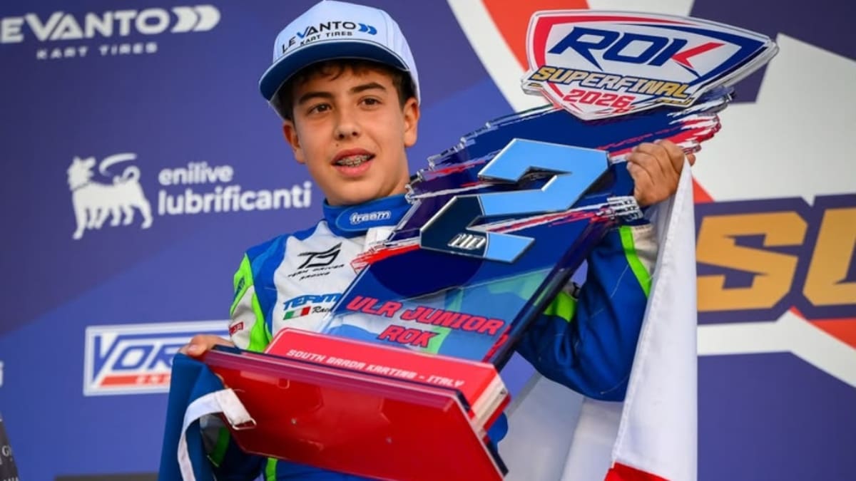 Piloto chileno de 11 años hace historia tras consagrarse subcampeón mundial de una de las citas de karting más importantes del planeta
