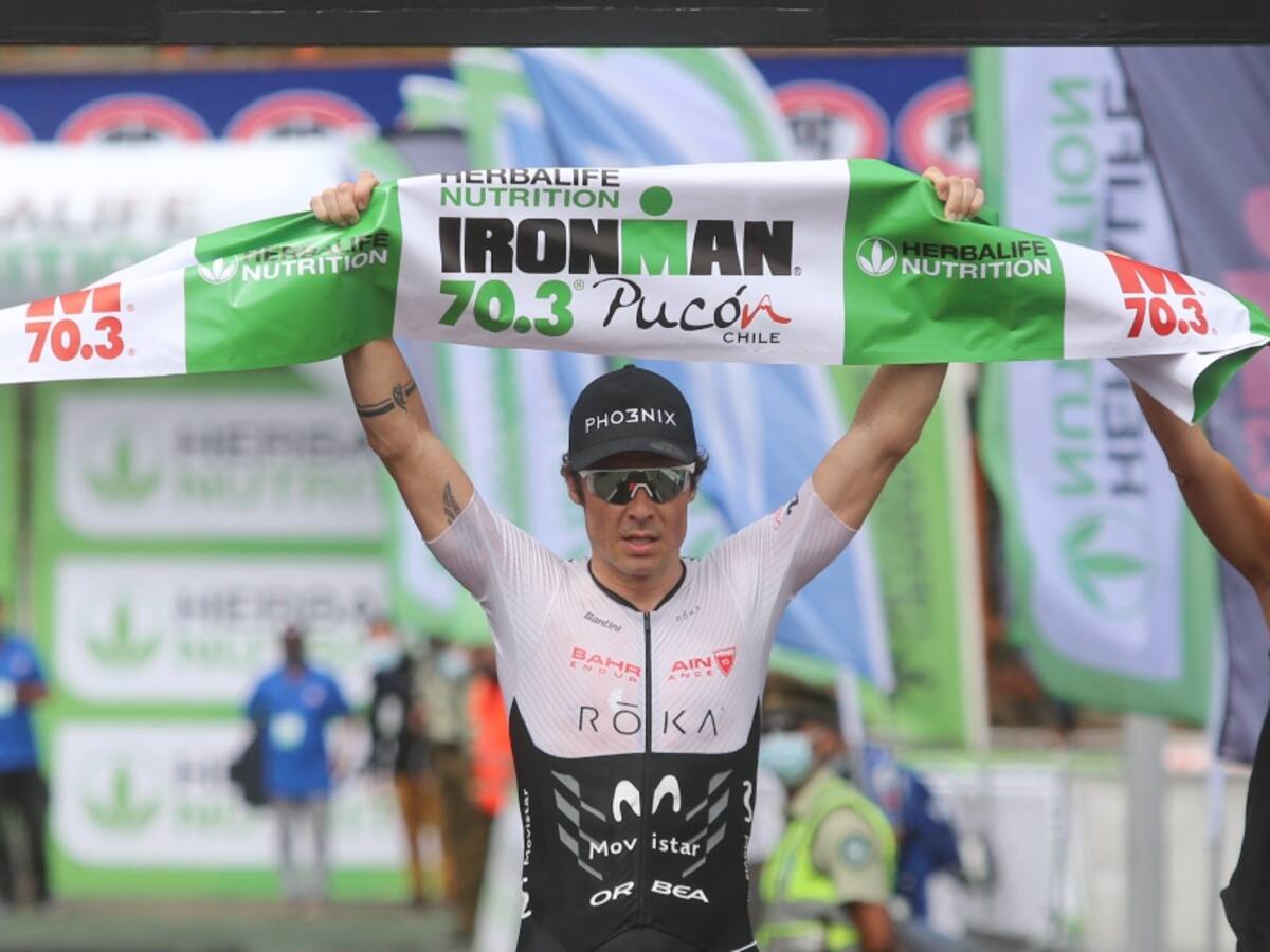 Javier Gómez Noya consolidó su favoritismo y se quedó con el Ironman 70.3 de Pucón