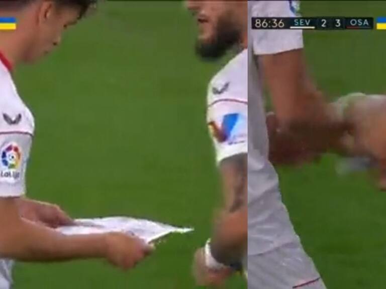 Jugador argentino del Sevilla se rebela contra Sampaoli y destruye las instrucciones del DT en pleno partido