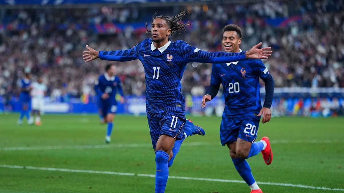 Francia caía ante Bélgica, pero ingresó Michael Olise y cambió el partido: exhibición del delantero del Bayern