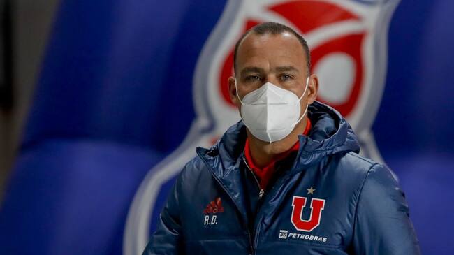 3 de Mayo del 2021/RANCAGUAEl Director Tecnico de Universidad de Chile Rafael Dudamel(c) ,durante el partido valido por la sexta fecha del Campeonato Nacional AFP PlanVital 2021, entre Universidad de Chile vs Santiago Wanderers, disputado en el Estadio El Teniente.
FOTO:FRANCISCO LONGA/AGENCIAUNO