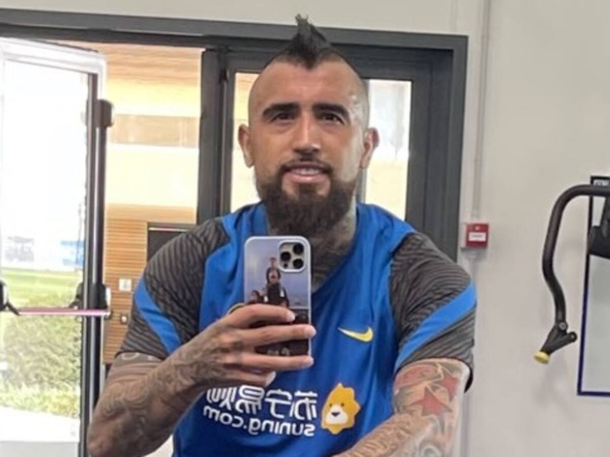 Arturo Vidal ya está en la fase final de su recuperación