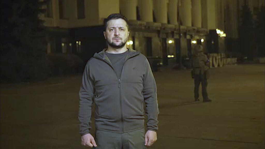 El presidente ucraniano Volodymyr Zelenski