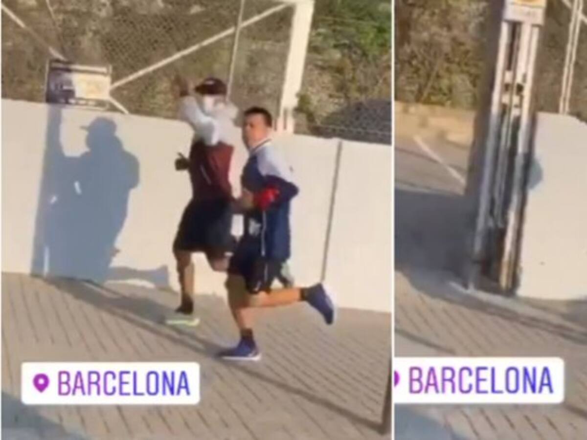 Sorprenden a Arturo Vidal entrenando en las calles de Barcelona ante retraso en su fichaje por el Inter
