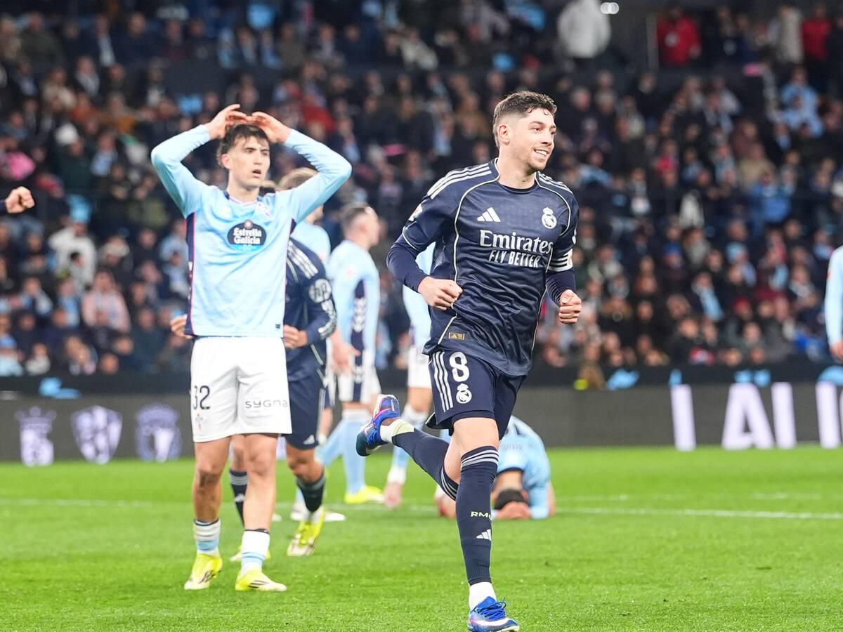 Real Madrid derrota al Celta de Vigo con gol agónico y acecha nuevamente al Barcelona