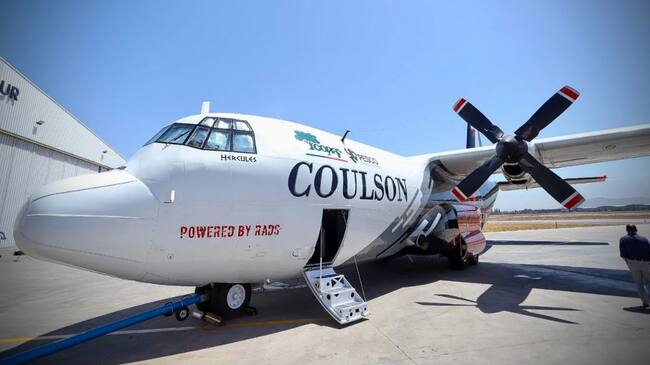 avión Hércules C-130 para combatir incendios