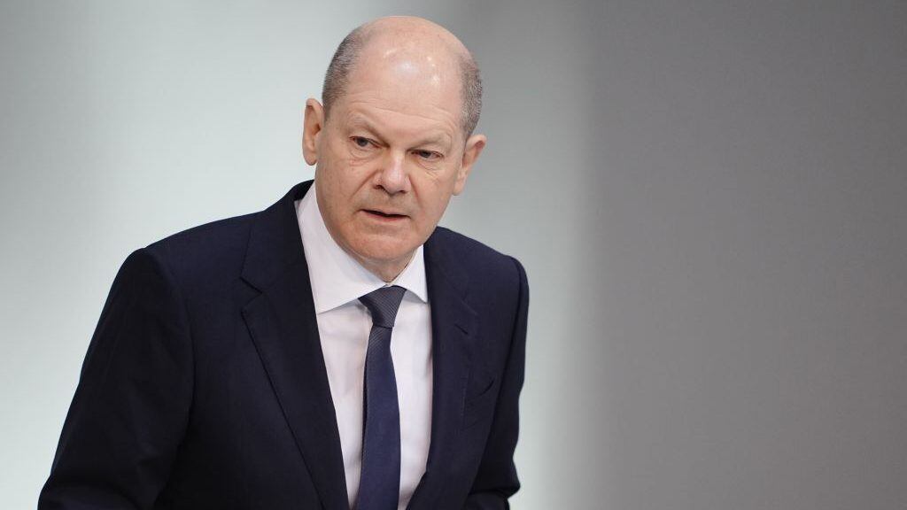 23 March 2022, Berlin: German Chancellor Olaf Scholz (SPD). Photo: Kay Nietfeld/dpa (Photo by Kay Nietfeld/picture alliance via Getty Images)