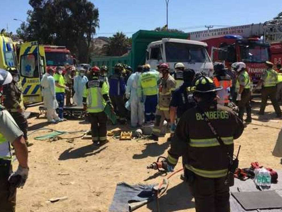 Coquimbo: Al menos tres personas murieron tras accidente de tránsito múltiple en Ruta 5 Norte